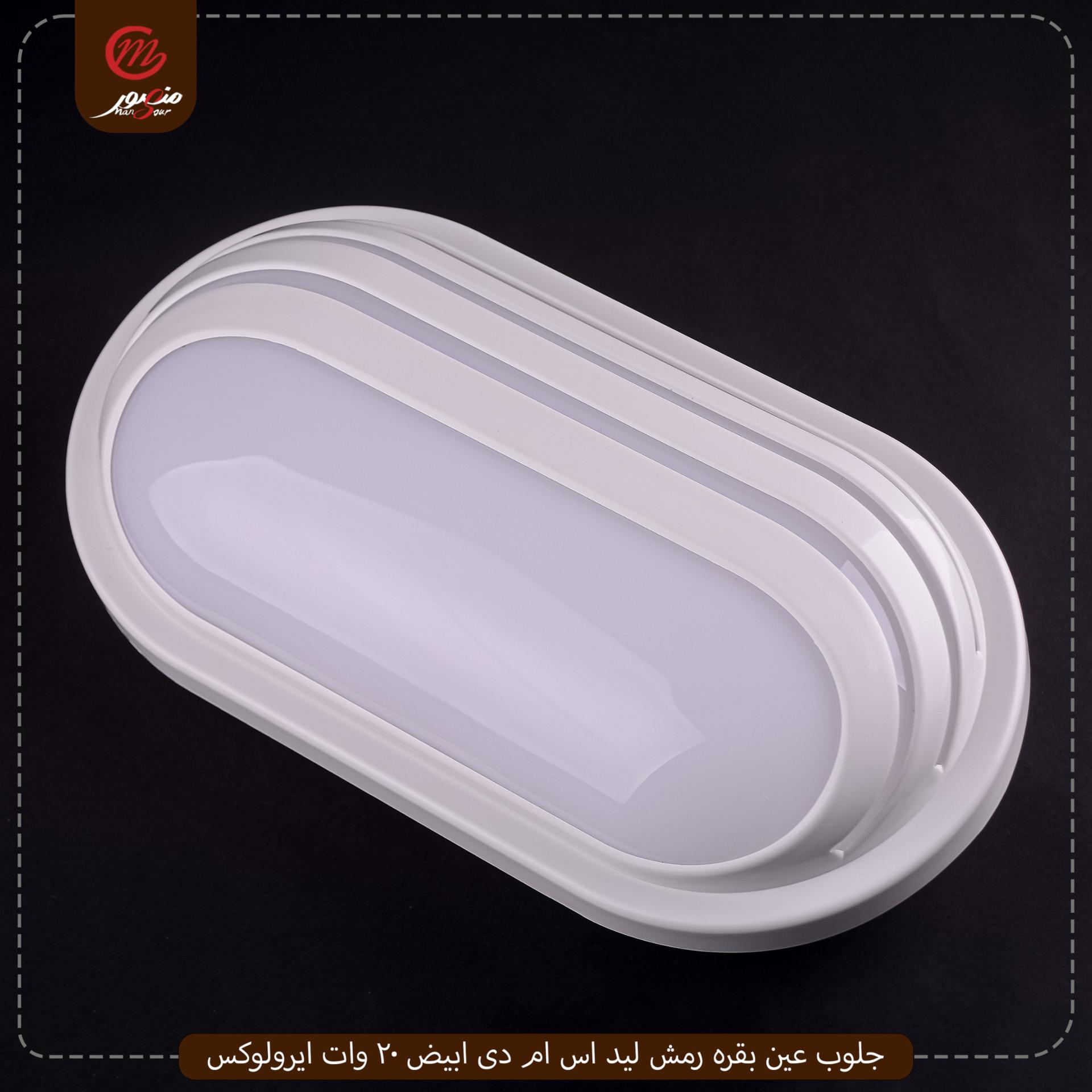 جلوب عين بقره رمش ليد اس ام دى ابيض 20 وات ايرولوكس 